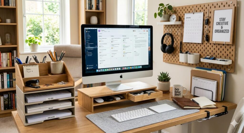 Desk Organization Ideas