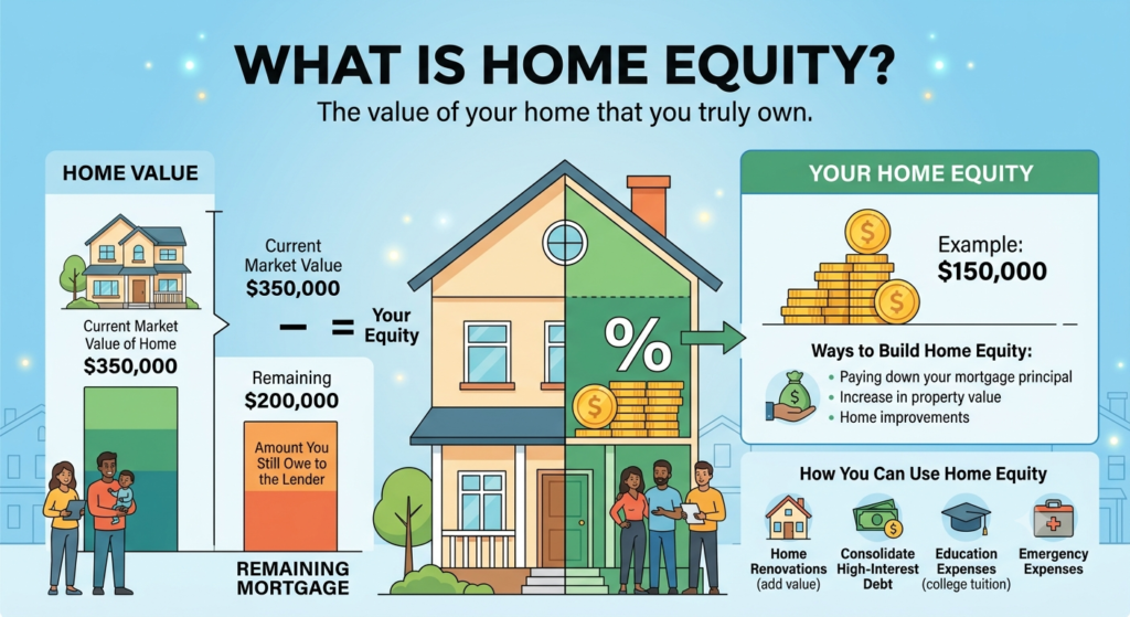 What Is Home Equity? Easy Explanation with Real Examples