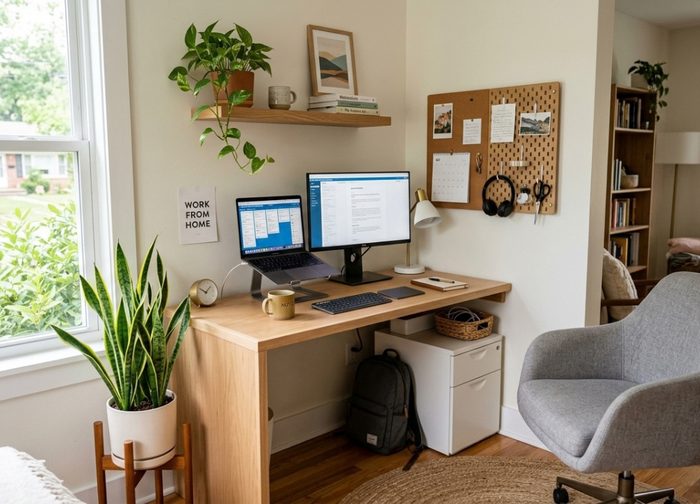 Small Home Office Ideas to Maximize Limited Space